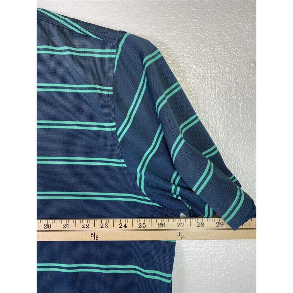 Peter Millar Summer Comfort Men‎ Golf Polo Shirt XL Carolinas Golf Blue Striped - Picture 5 of 10